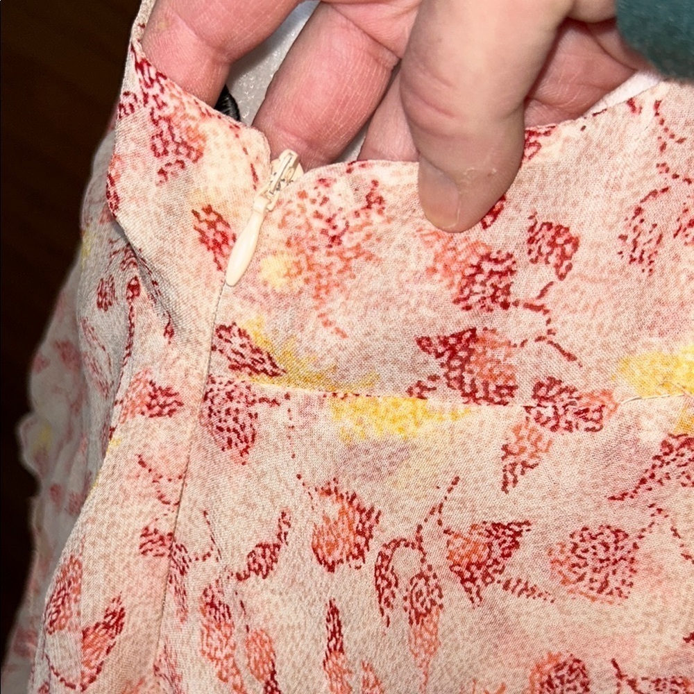 NWT Zara “The Piper” Dress Sexy Floral Pink Spaghetti Strap Dress Size Medium - Picture 6 of 10